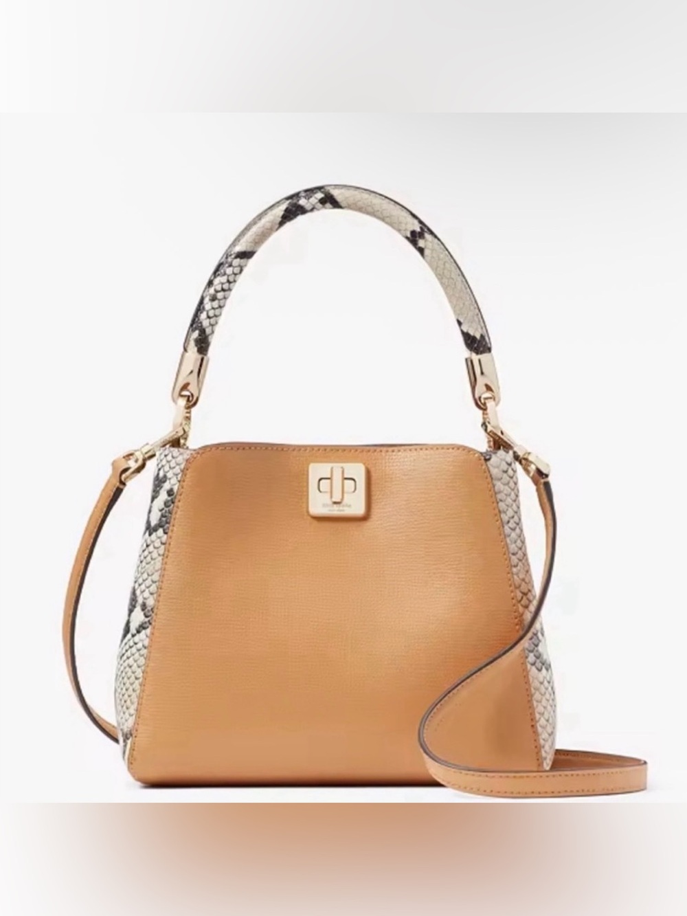 Kate Spade Phoebe satchel snake embossed
